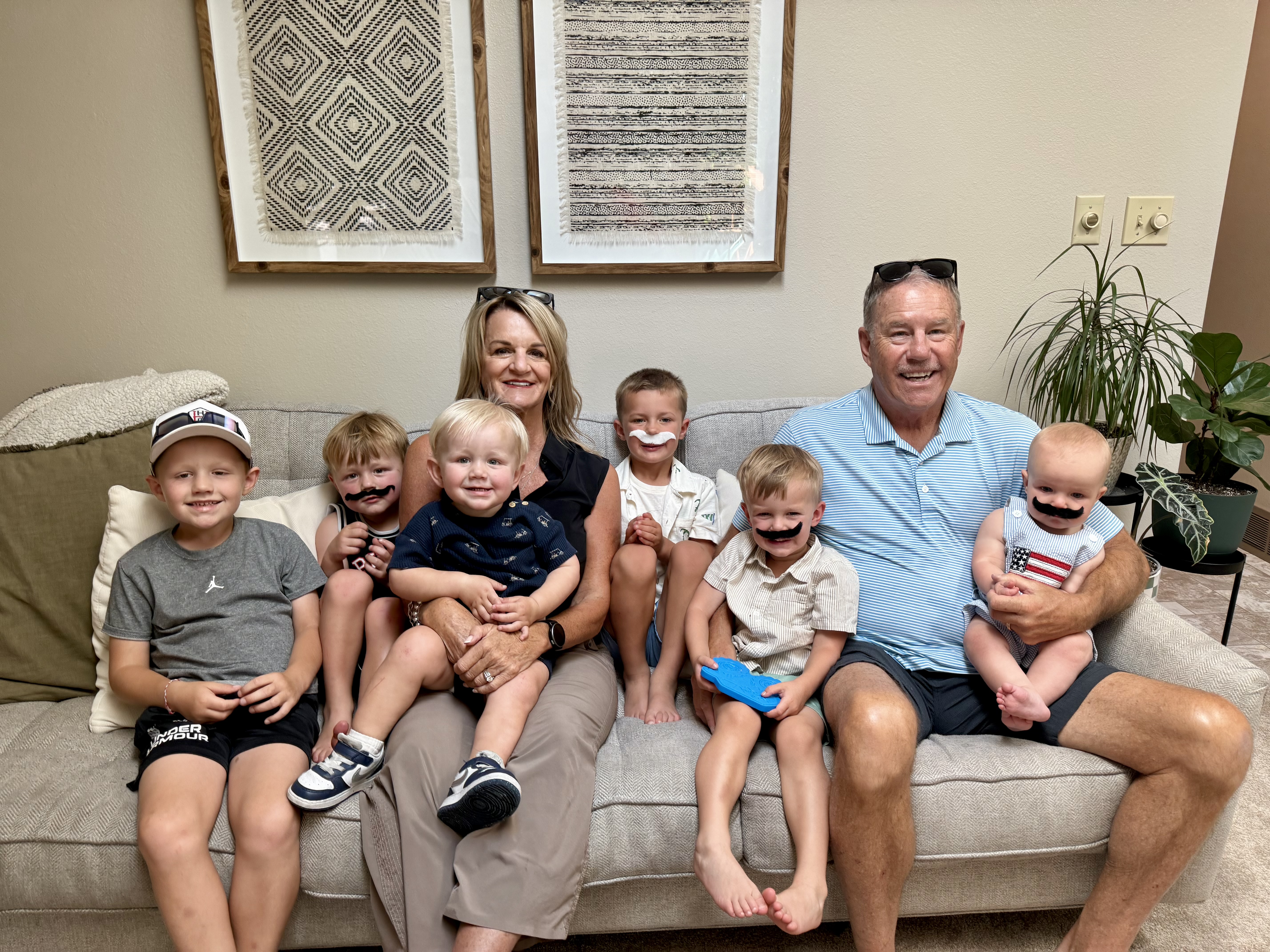 Casey and Wanda with the Grandkids
